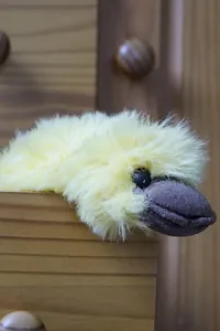 Sarı Tüylü Peluş Ördek